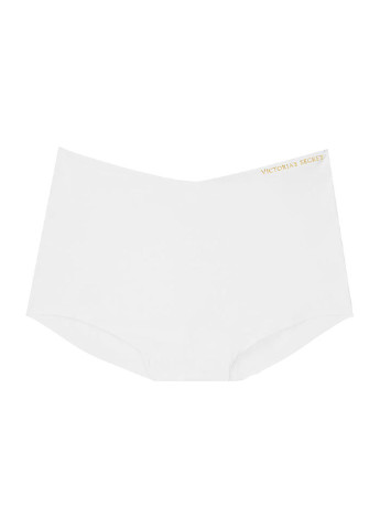 Трусы Victoria's Secret трусики-шорты белые повседневные эластан, полиамид
