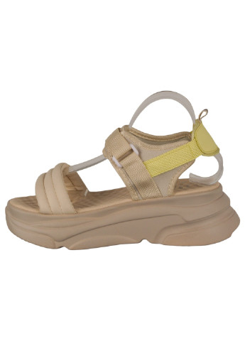 Бежевые женские босоножки 198348 Pino Dangio на липучке