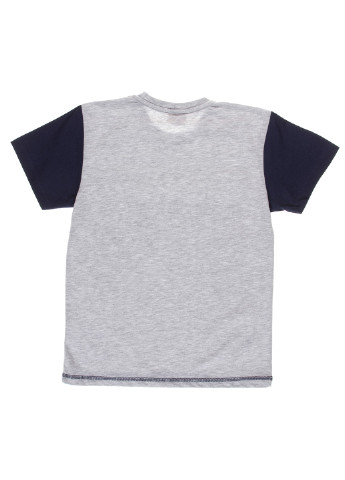Сіра літня футболка з коротким рукавом Busen