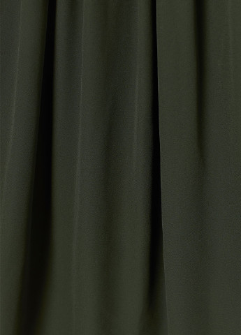 Оливковое (хаки) кэжуал платье а-силуэт H&M