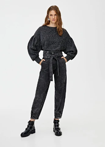 Черный демисезонный джемпер джемпер Pull & Bear