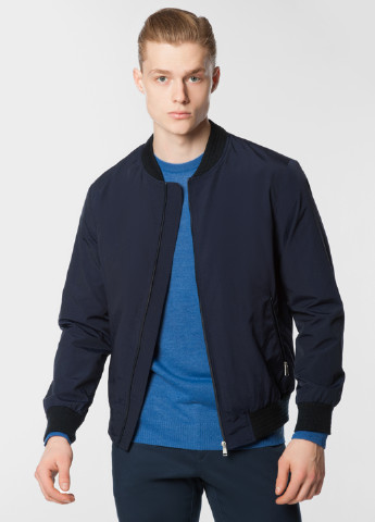 Синяя демисезонная куртка мужская Arber Varsity Jacket Z