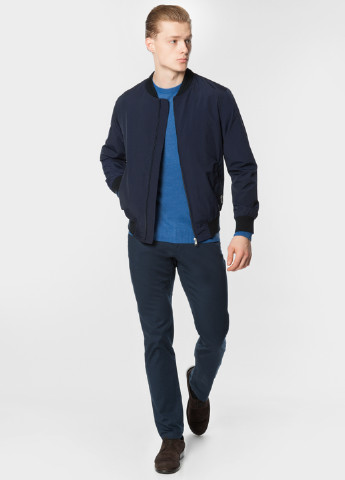 Синяя демисезонная куртка мужская Arber Varsity Jacket Z