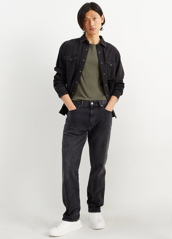 Хаки (оливковая) футболка C&A