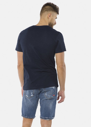 Темно-синя літня футболка MR 520