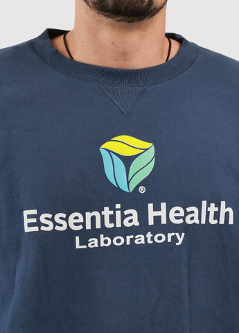 Темно-синий свитшот Blue 84 надпись без декора (361422143)