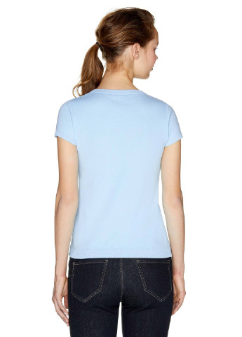 Голубая демисезон футболка с коротким рукавом United Colors of Benetton