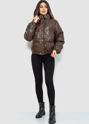 Темно-коричнева демісезонна куртка Ager