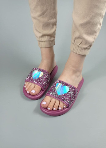 Фиолетовые шлепанцы Progres