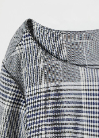 Серое кэжуал платье H&M однотонное