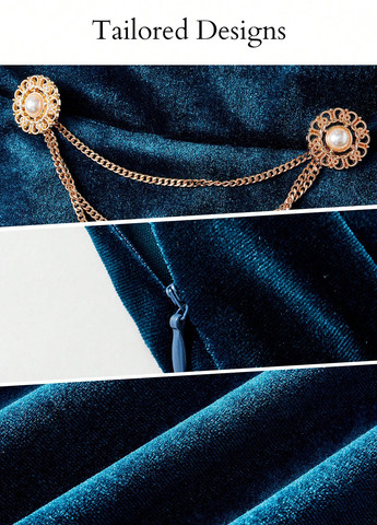 Морской волны вечерний, кэжуал однотонная юбка SHEIN клешированная