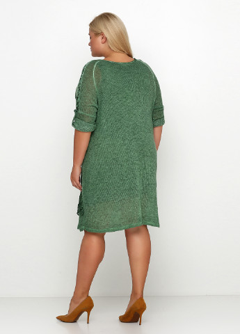 Зелена кежуал сукня на підкладі Made in Italy однотонна