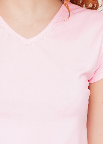 Светло-розовая летняя футболка G & N