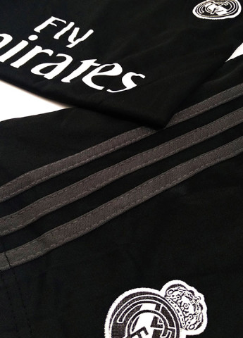 Черный летний футбольная форма (футболка, шорты) с шортами No Brand