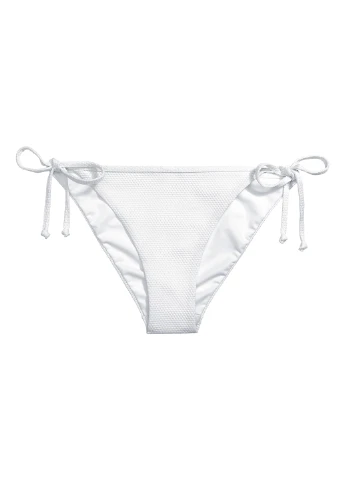 Белые купальные трусики-плавки однотонные H&M