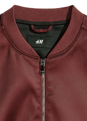 Бордовый демисезонный Бомбер H&M