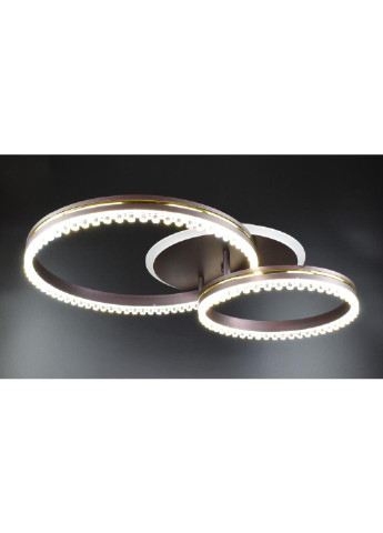 Люстра потолочная LED с пультом A55061/2B-RGB-cf+gd Коричневый 12х40х61 см. Sunnysky (253122252)