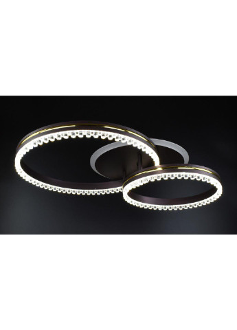 Люстра потолочная LED с пультом A55061/2B-RGB-cf+gd Коричневый 12х40х61 см. Sunnysky (253122252)
