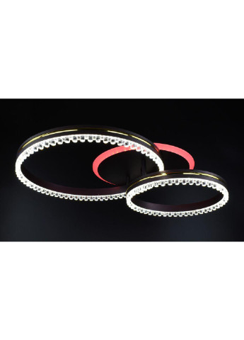 Люстра потолочная LED с пультом A55061/2B-RGB-cf+gd Коричневый 12х40х61 см. Sunnysky (253122252)