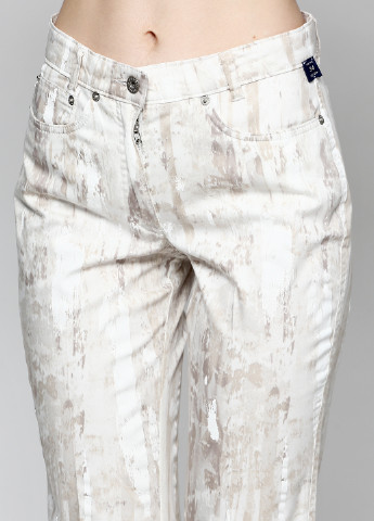 Белые кэжуал демисезонные брюки Robell