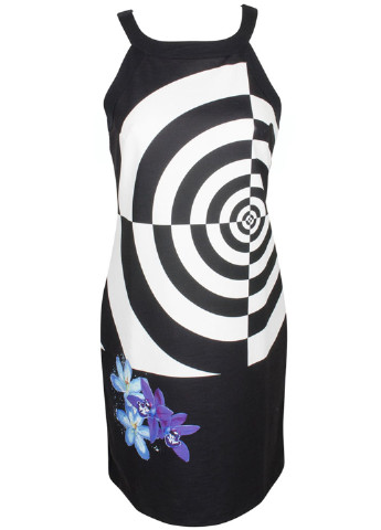 Чорна кежуал сукня Desigual з геометричним візерунком