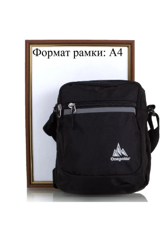 Чоловіча сумка спортивна 18х20х8 см Onepolar (253031853)