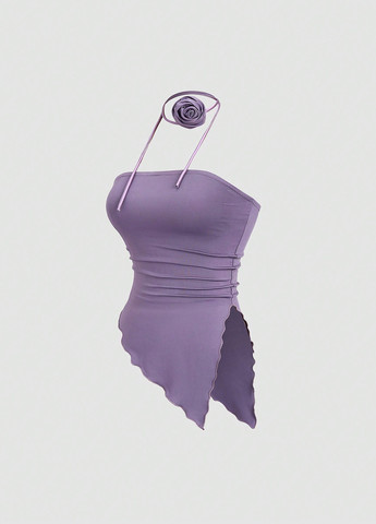 Фіолетова блуза SHEIN