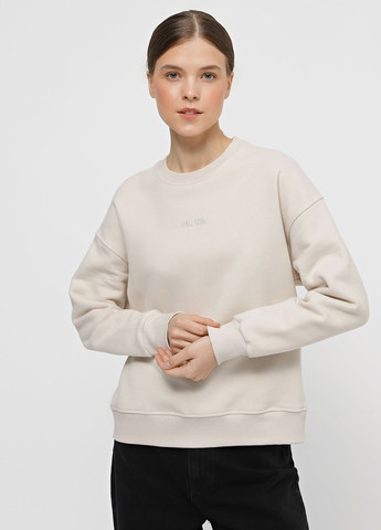 Молочный свитшот Braska однотонный без декора (327368624)