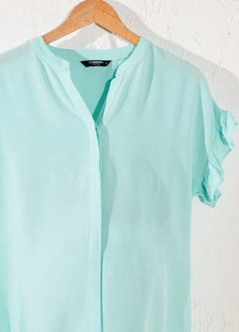 Светло-бирюзовая летняя блуза LC Waikiki