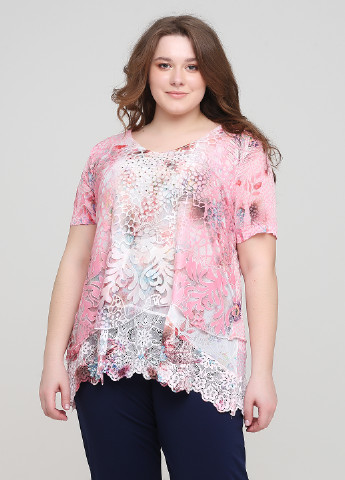 Светло-розовая летняя блуза Vivace