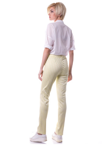Светло-желтые кэжуал демисезонные зауженные брюки Evercode