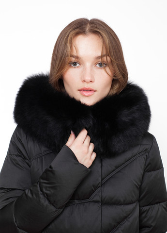 Черная демисезонная куртка куртка-пальто ZLLY