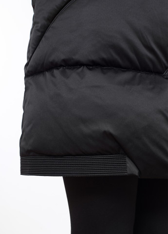 Черная демисезонная куртка куртка-пальто ZLLY