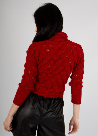 Бордовий зимовий светр Bebe Plus