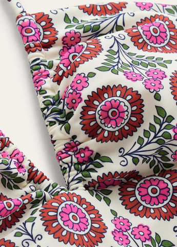 Комбинированный летний купальник халтер, слитный Boden