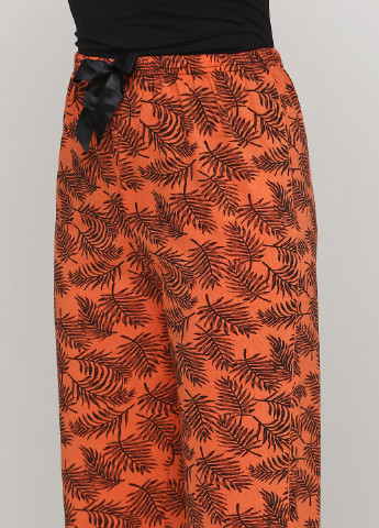Оранжевые домашние демисезонные брюки Adalya