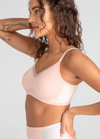 Світло-рожевий безшовний бюстгальтер Honeylove без кісточок нейлон
