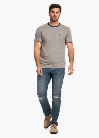 Сіра футболка U.S. Polo Assn.