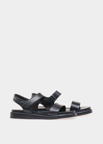 Черные босоножки Marco Tozzi на липучке