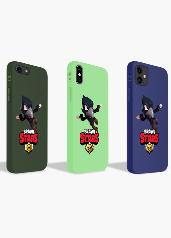 Чохол силіконовий Apple Iphone 6 Ворон Бравл Старс (Crow Brawl Stars) (6937-1023) MobiPrint (219288118)