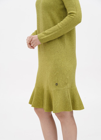 Оливковое кэжуал платье платье-свитер LF Women меланжевое