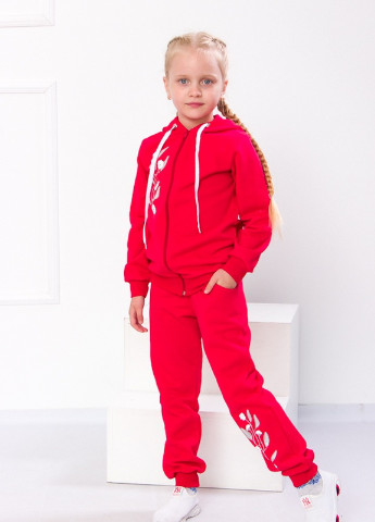 Червоний демісезонний костюм для дівчинки Носи своє 6018