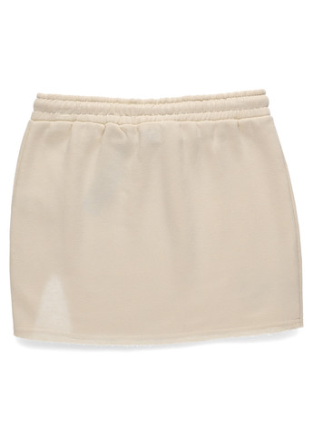 Молочная спортивная с надписью юбка PrettyLittleThing