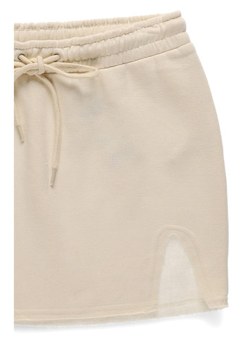 Молочная спортивная с надписью юбка PrettyLittleThing