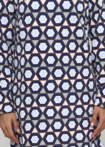 Синя кежуал сукня без підкладу H&M з геометричним візерунком
