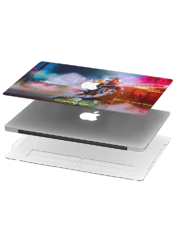 Чехол пластиковый для Apple MacBook Pro 13 A2289 / A2251 / A2338 Киберпанк 2077 (Cyberpunk 2077) (9772-2433) MobiPrint (218867640)
