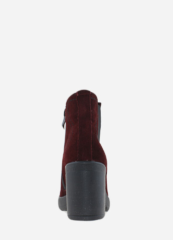 Осенние ботинки rk2102-11 бордовый Kostas из натуральной замши