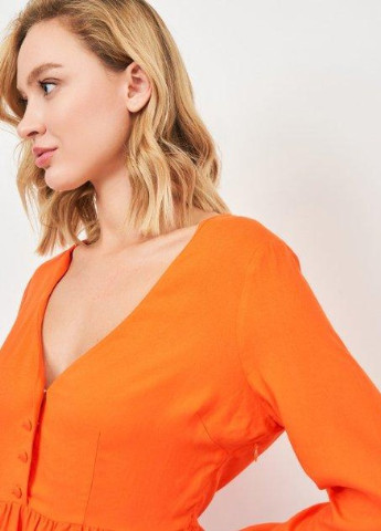 Оранжевая демисезонная блуза демисезон Envii