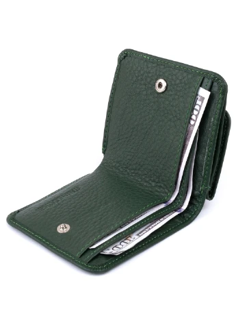 Женский кожаный кошелек 9,5х9х1 см st leather (252127569)