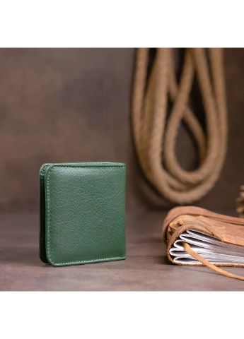 Женский кожаный кошелек 9,5х9х1 см st leather (252127569)